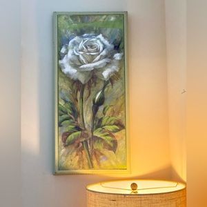 Floral Green Canvas Wall Art